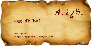 Agg Ábel névjegykártya
